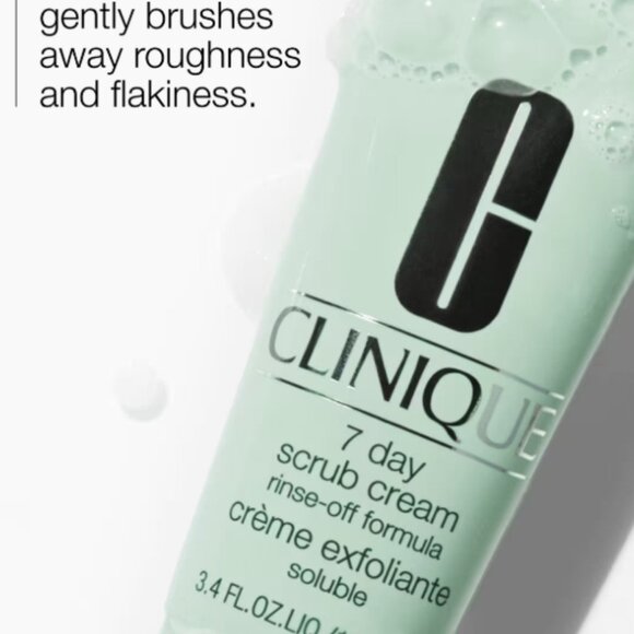 Clinique + Kapitza Collab Cosmetic Bag & 2 Pc Daily Dullness Scrub Cream - Picture 2 of 6